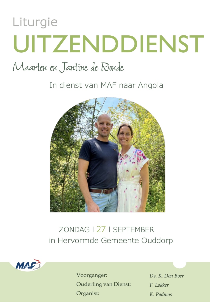 Uitzenddienst Maarten en Jantine